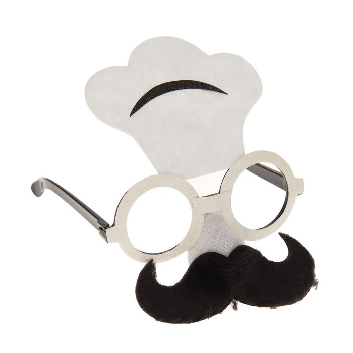 Очки-маска "Повар", с усами