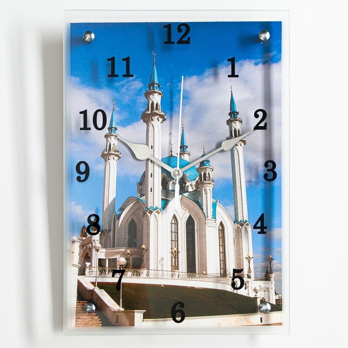Часы настенные, серия: Город, Мечеть Кул Шариф, 25х35 см
