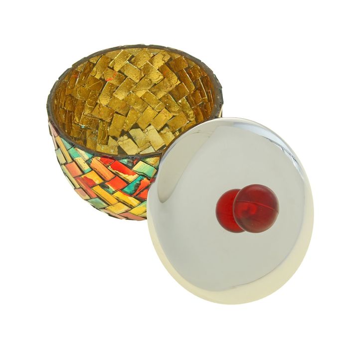 Набор для ванны "Мозаика", 5 предметов: дозатор, мыльница, 3 стакана