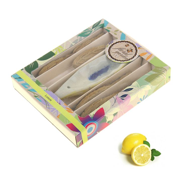 Благовония Масала с подставкой "Листик" 8 шт Лимон