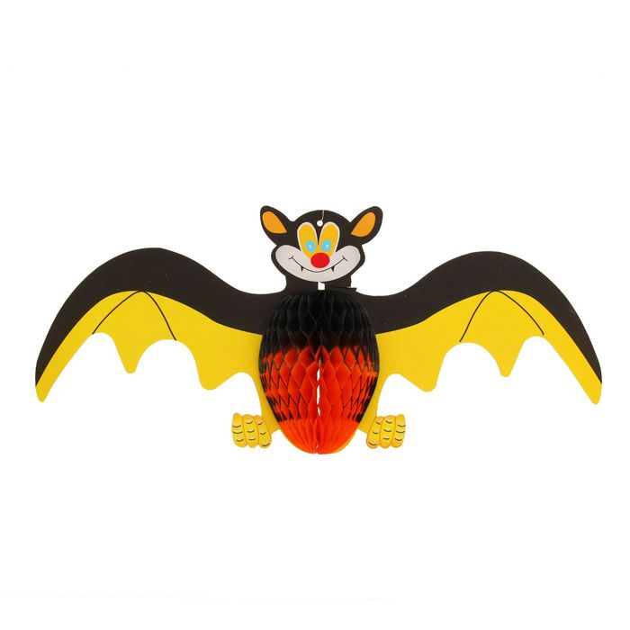 Бумажное украшение "Летучая мышка"