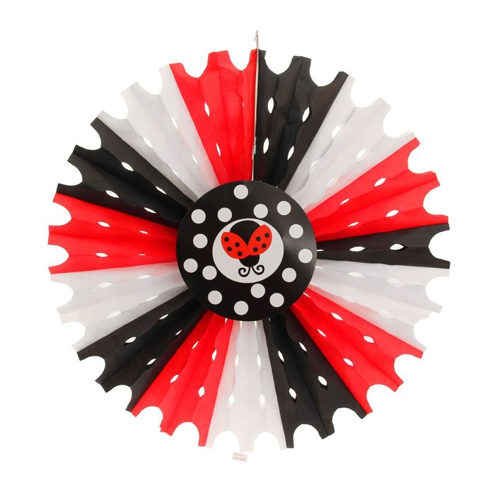 Подвеска бумажная "Божья коровка"