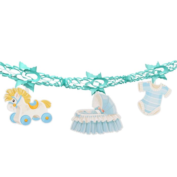 Гирлянда "Новорожденный", 200 см, цвет голубой