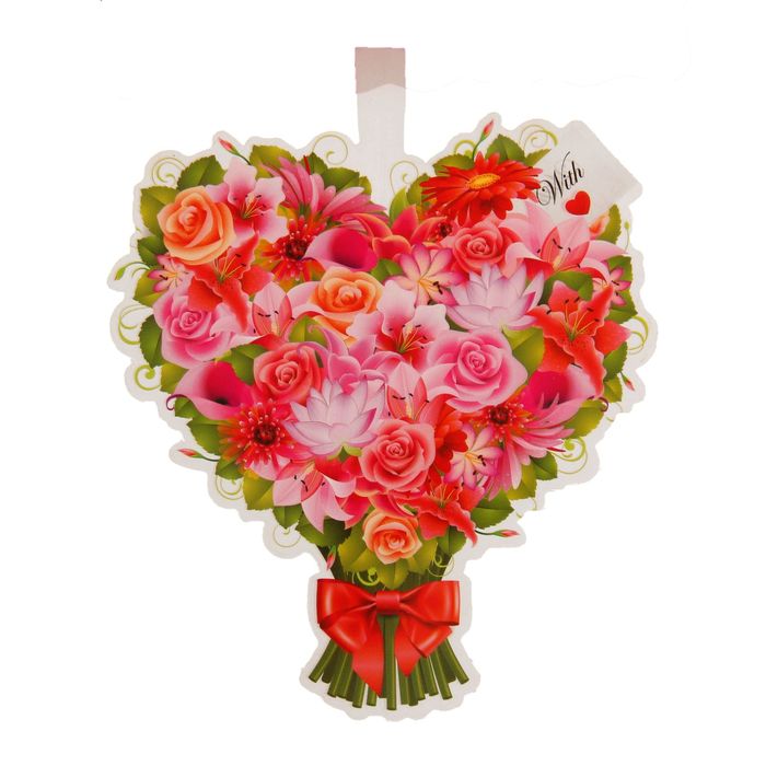 Гирлянда "Сердечки", 200 см