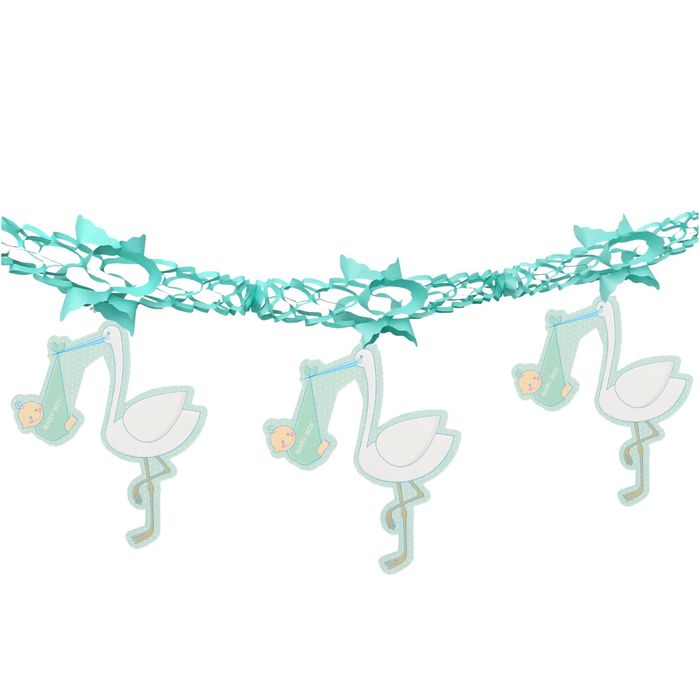 Гирлянда "Аист", 200 см, цвет голубой