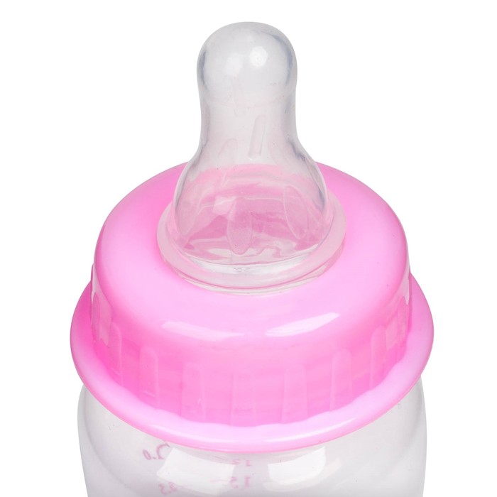 Бутылочка для кормления «Замок принцессы», 60 мл, от 0 мес., цвет розовый