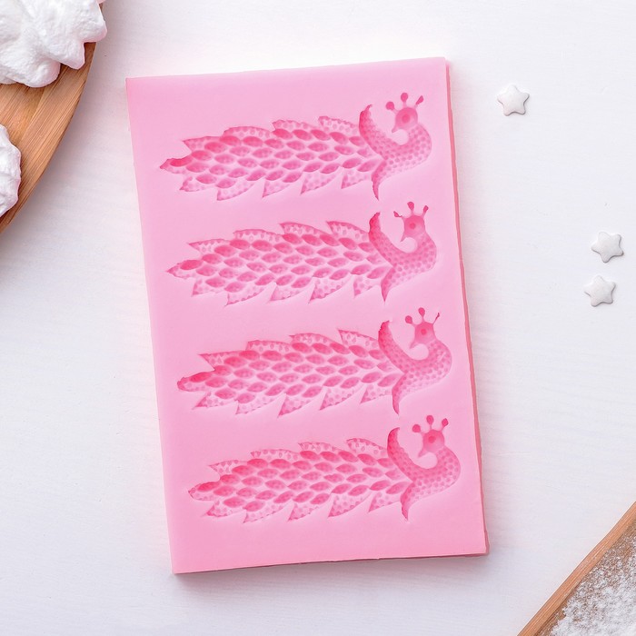 Молд 15х9 см "Павлин"