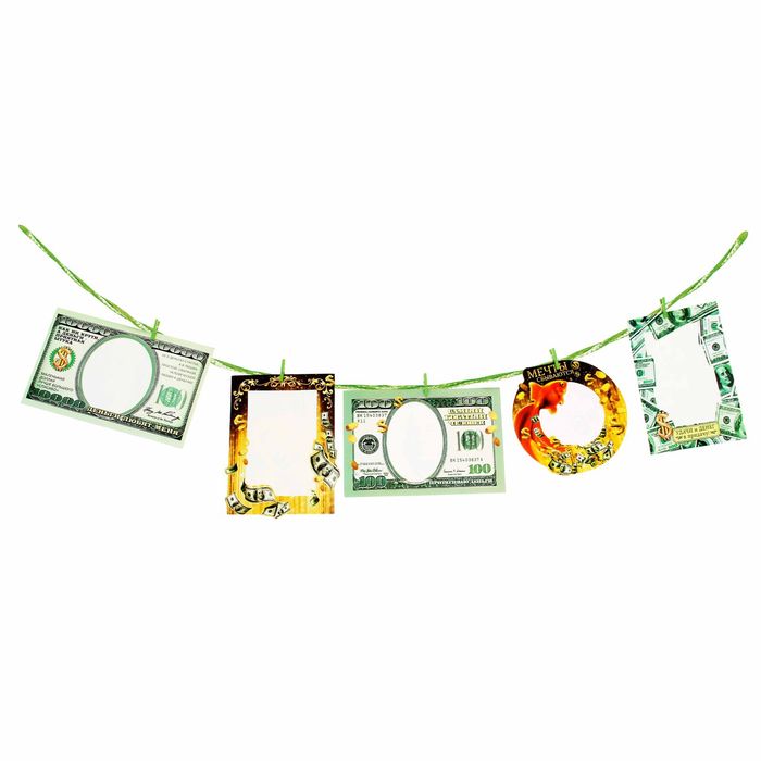 Набор фоторамок "Деньги", 5 штук