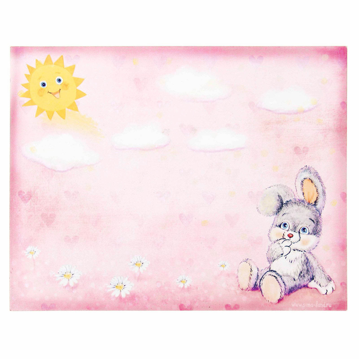 Фоторамка с декоративными элементами "Солнышко, зайка, котенок", размер фото 14,5 х 10,5 см