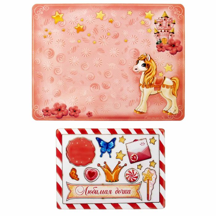 Фоторамка с декоративными элементами "Любимая дочка"