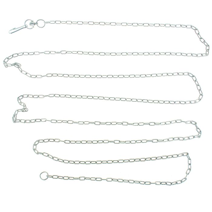 Цепь для привязи собак, 5м, калибр 3*16 мм, белая