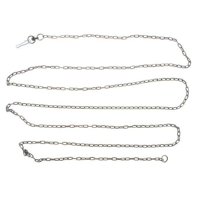 Цепь для привязи собак, 5м, калибр 3*16 мм, черная