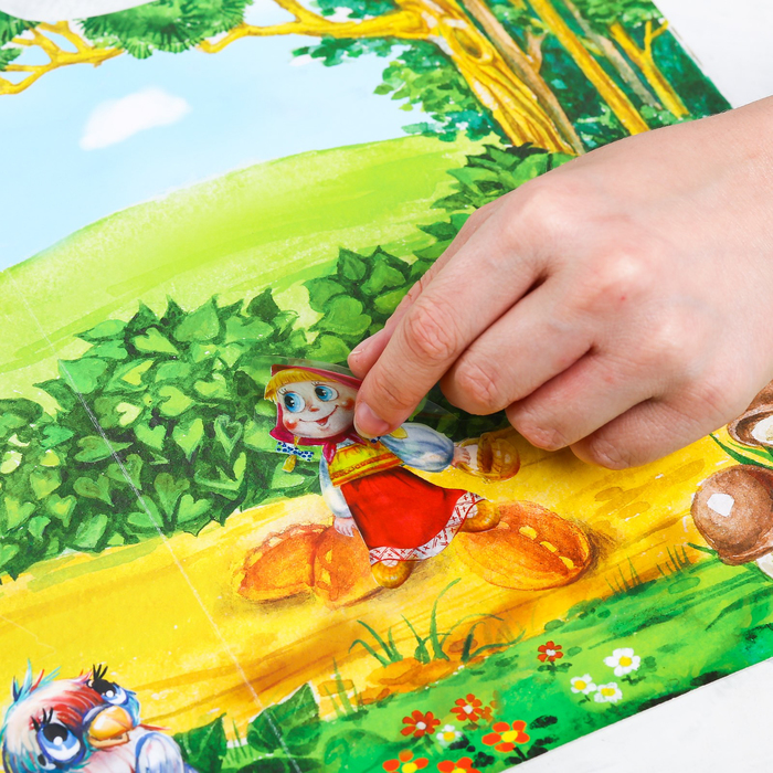 Сказка игра "Маша и Медведь" наклейки