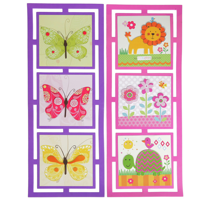 Наклейка интерьерная EVA "Зоопарк" МИКС