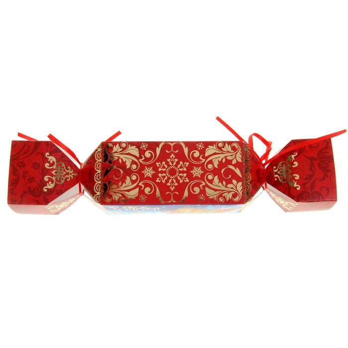 Складная коробка‒конфета «Новогодняя тройка», 11 х 5 х 5 см