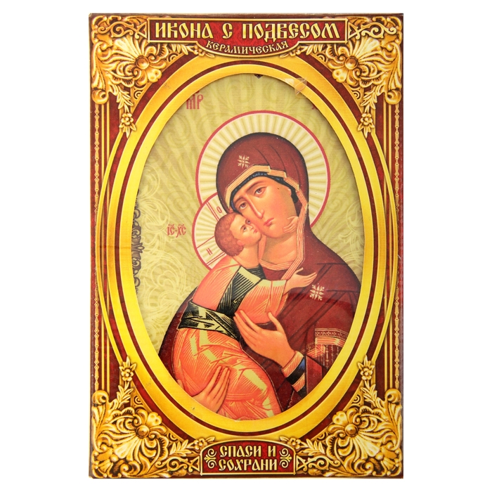 Икона с подвесом "Владимирская икона Божией Матери"