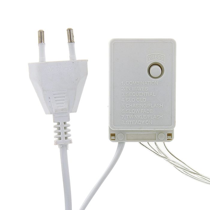 Фигура акрил. "Снеговик-звезда" 30х30см, 10 LED, 240V, контроллер 8 режимов, БЕЛЫЙ