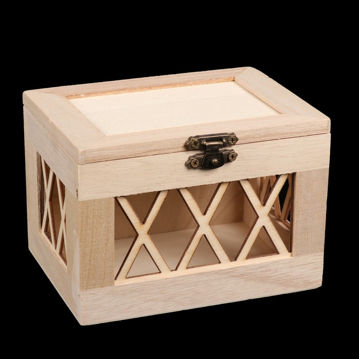 Шкатулка под роспись "Решетка"