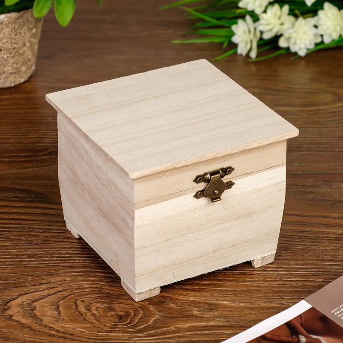 Шкатулка под роспись "Сундук на ножках"