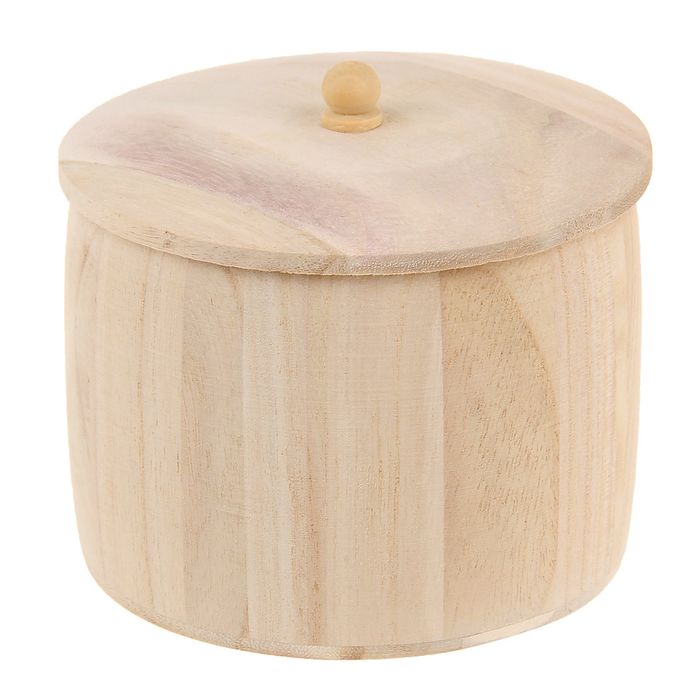 Шкатулка под роспись "Бочонок"