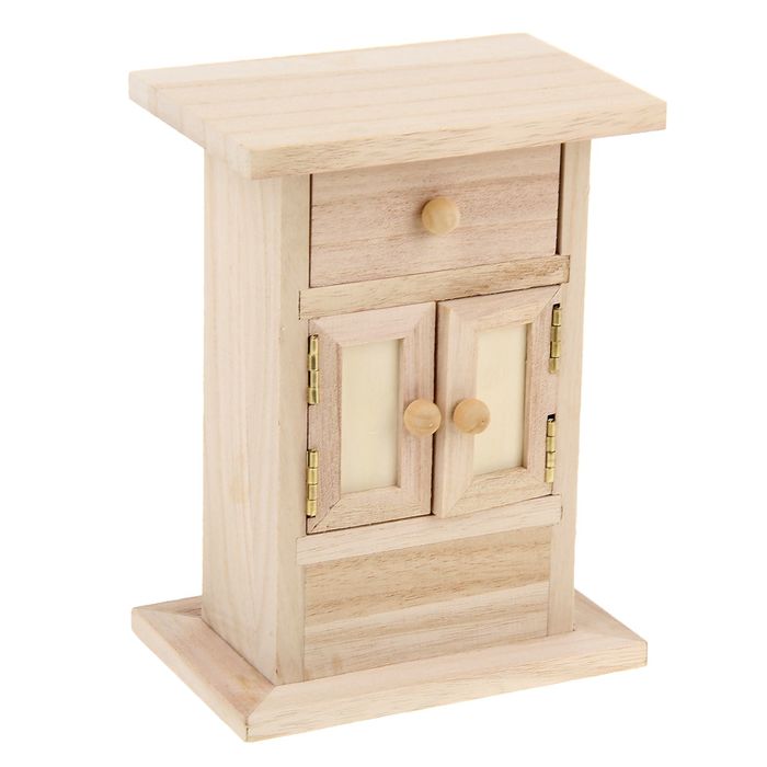 Шкатулка под роспись "Комодик с распашными дверцами"