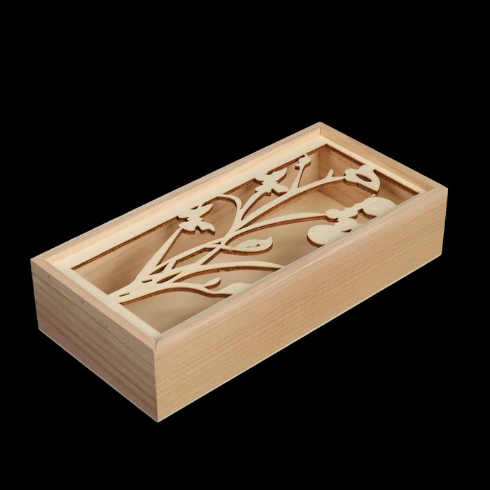 Шкатулка под роспись "Ажурный цветок"