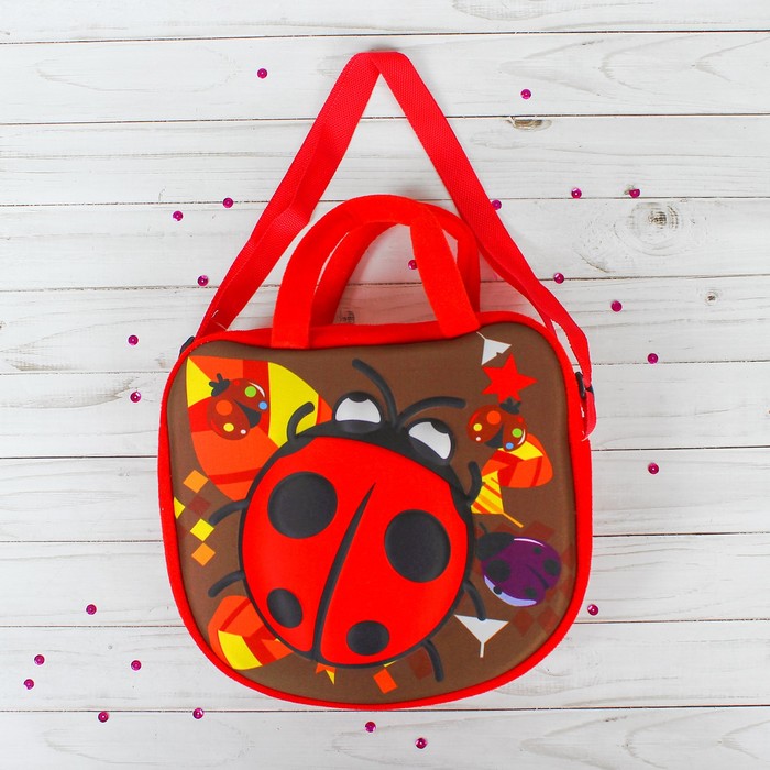 Мягкая сумочка "Божья коровка"