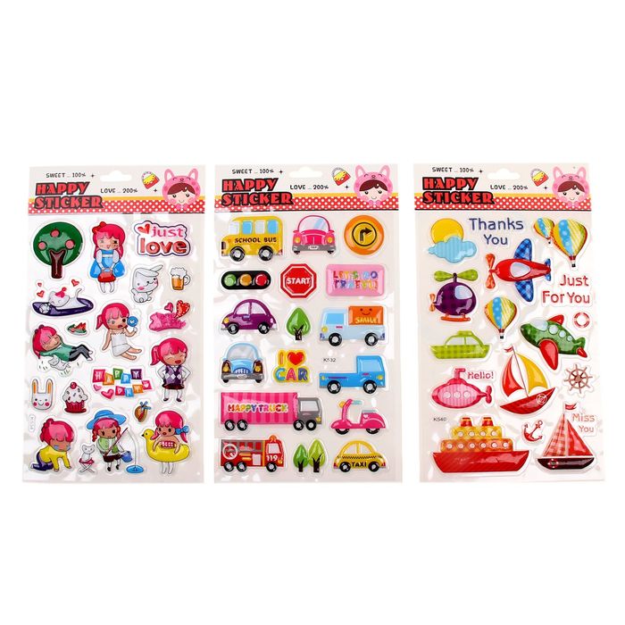 Наклейка "Веселые картинки" МИКС