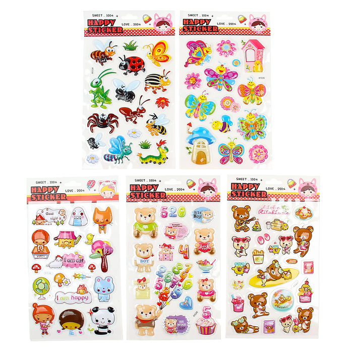 Наклейка "Зоопарк" МИКС