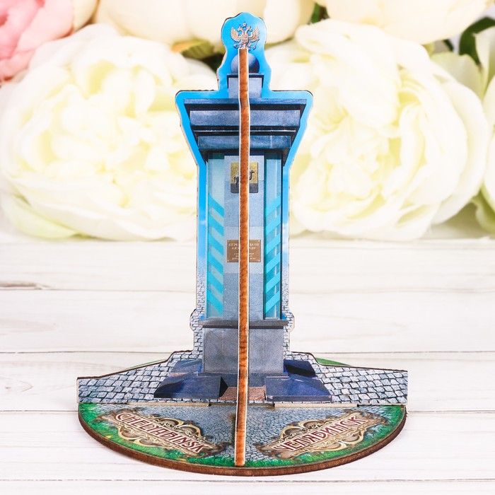 Настольный сувенир 3D "Челябинск. Нулевая верста"