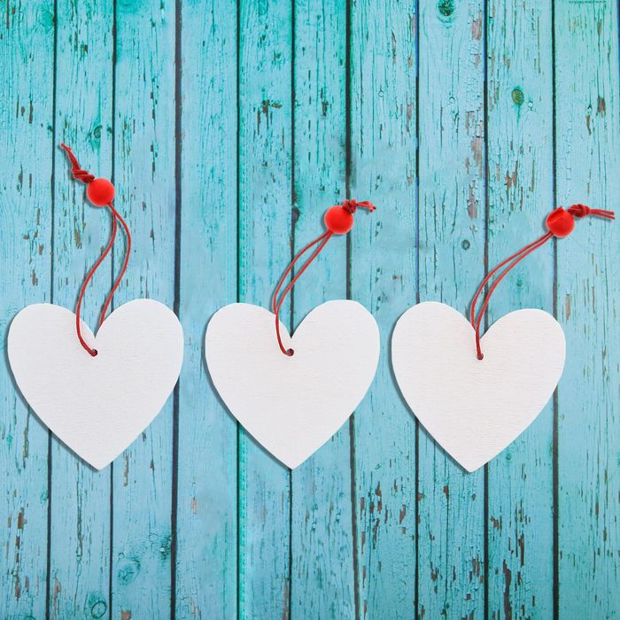 Подвеска "Сердце", набор 3 шт.