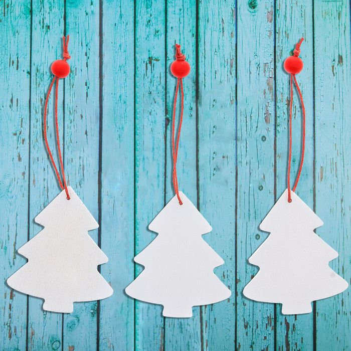 Подвеска новогодняя "Ёлочка", (набор 3 шт.)