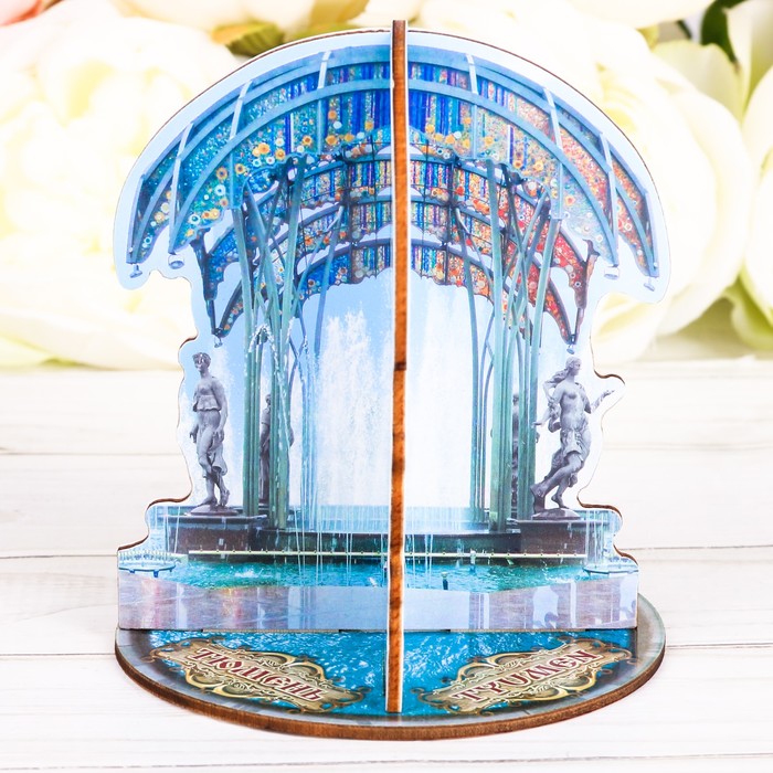 Настольный сувенир 3D "Тюмень. Фонтан"