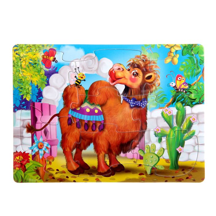 Рамка-пазл "Домашние животные", блистер, МИКС