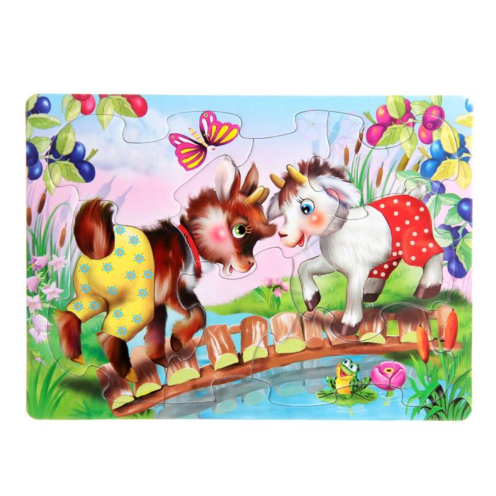 Рамка-пазл "Домашние животные", блистер, МИКС