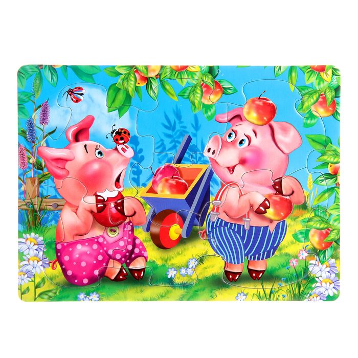 Рамка-пазл "Домашние животные", блистер, МИКС