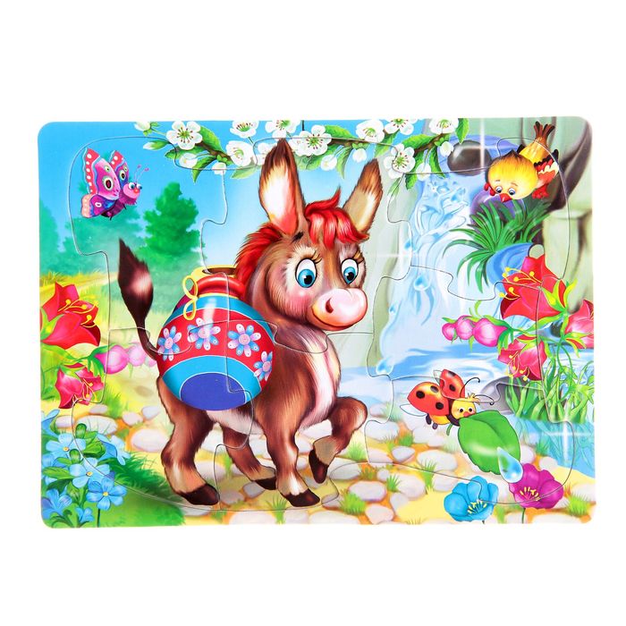 Рамка-пазл "Домашние животные", блистер, МИКС