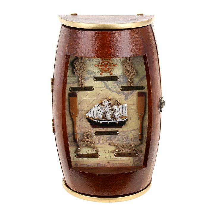 Ключница бочка "Морское путешествие"