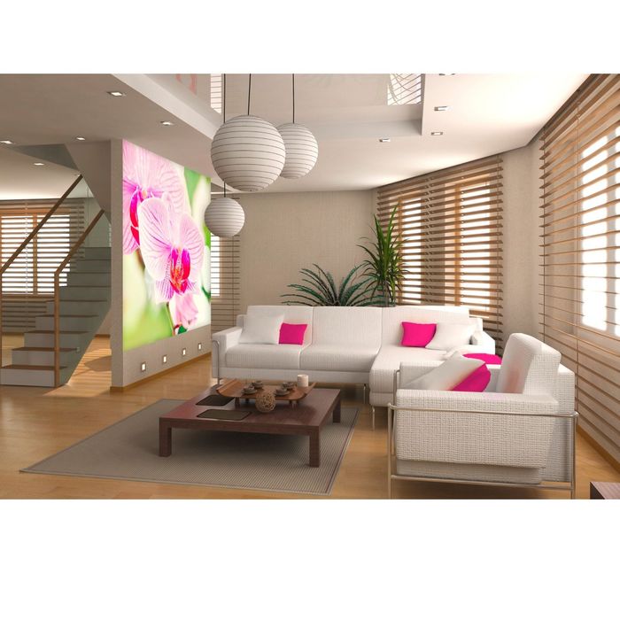 Фотообои К-008 «Розовая орхидея» (6 листов), 210 × 196 см