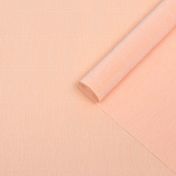 Бумага гофрированная, 601 Розовая гвоздика, 0,5 х 2,5 м