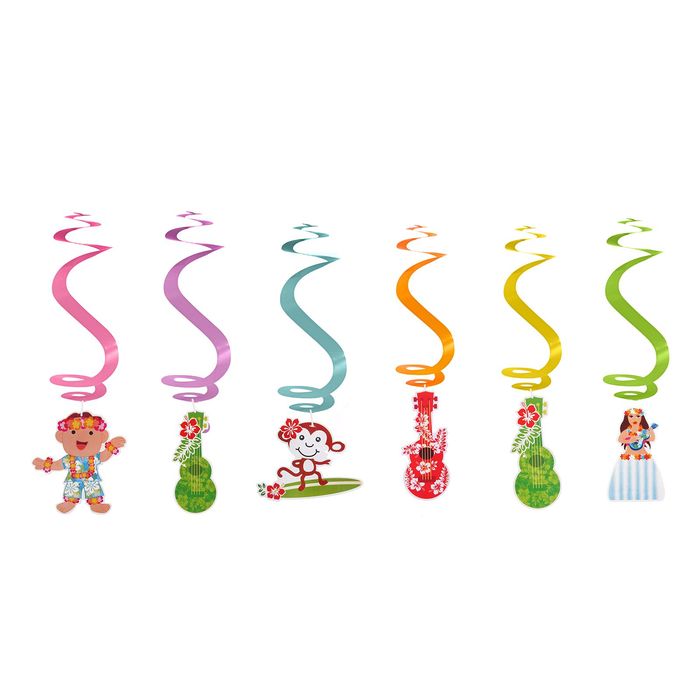 Спираль серпантин "Гавайи" (набор 6 штук)