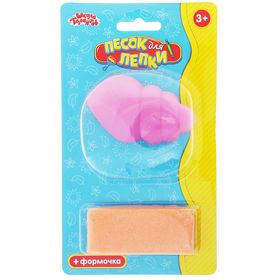 

Песок для лепки «Ракушка» 28 г, цвет оранжевый