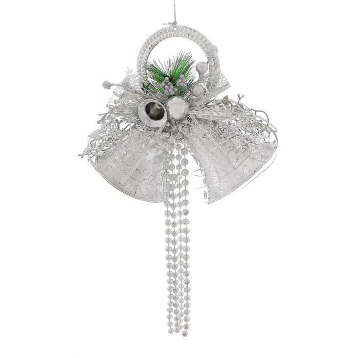 Подвеска новогодняя "Колокольчики с кольцом"