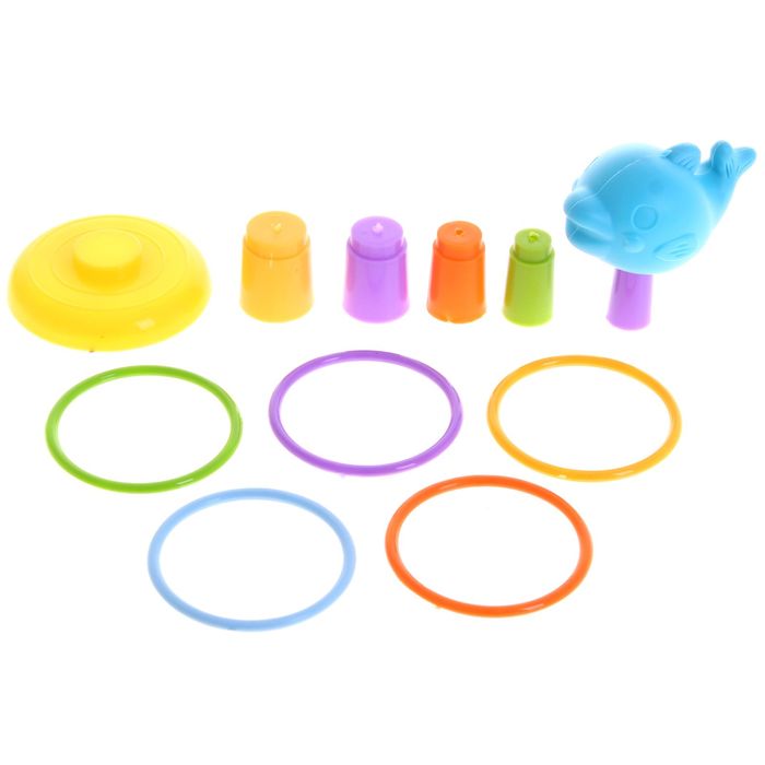 Кольцеброс-пирамидка "Дельфинчик", МИКС