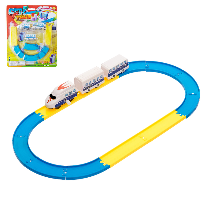 Железная дорога "Городской экспресс", с заводным механизмом