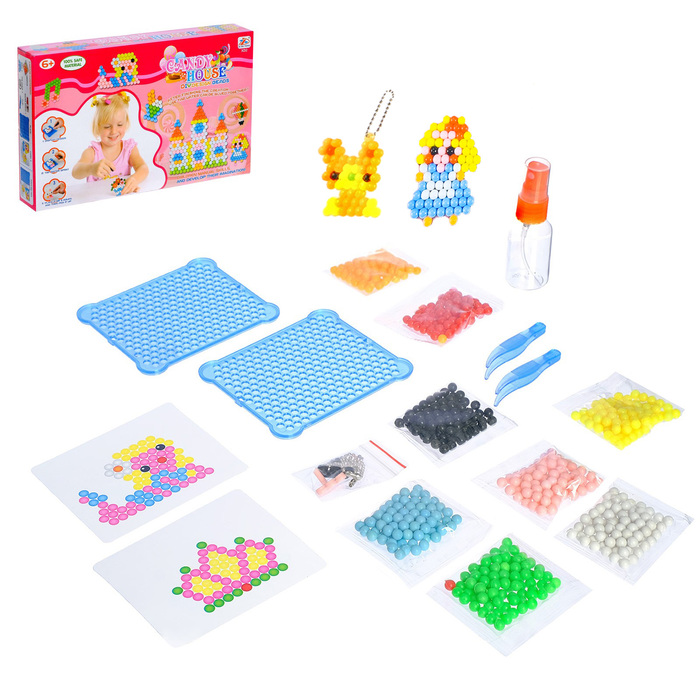 Мозаика-брелок "Милый домик", 600 деталей + аксессуары