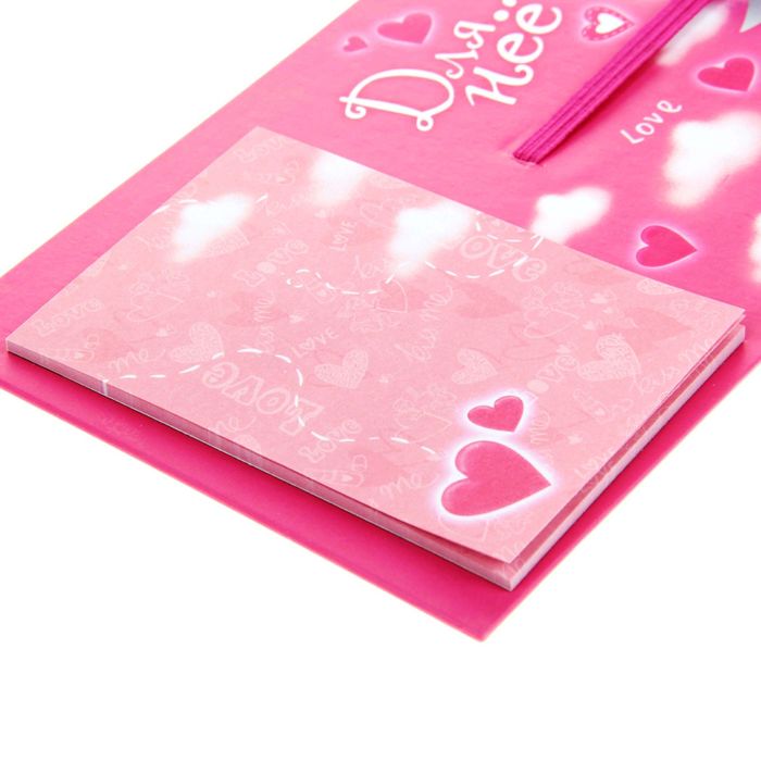 Доска для напоминаний с блоком с отрывными листами "Для него и для нее"