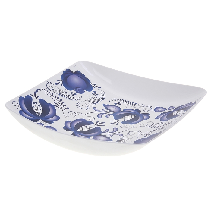 Блюдо 25 см "Деко. Гжель"