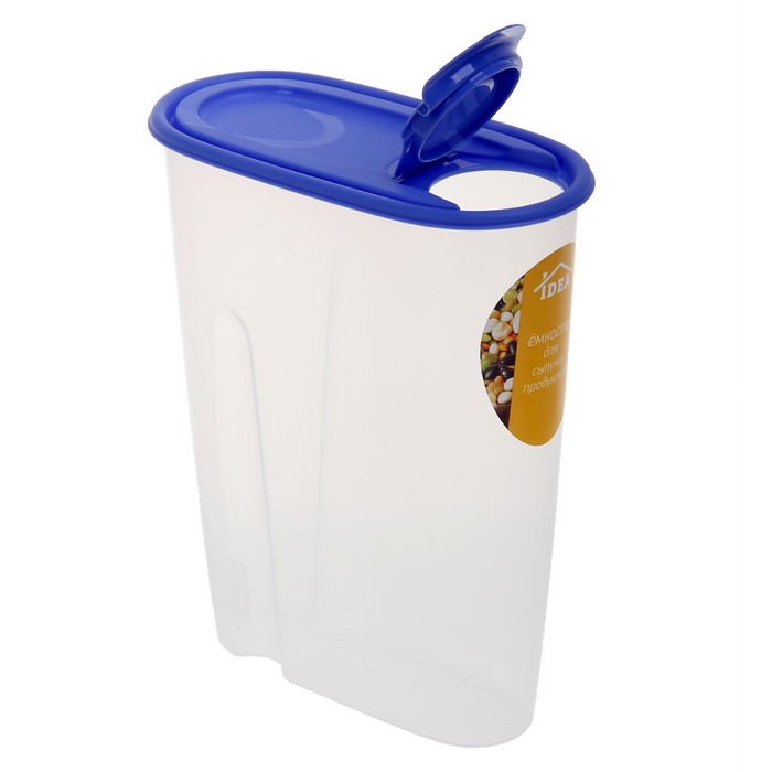 Емкость для сыпучих продуктов 2,1 л, цвет МИКС