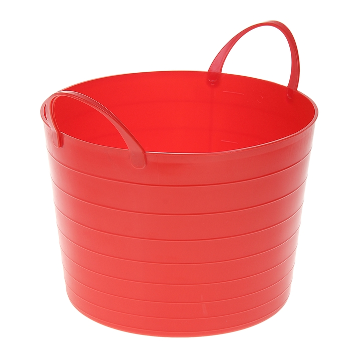 Корзина 17 л мягкая, цвет красный